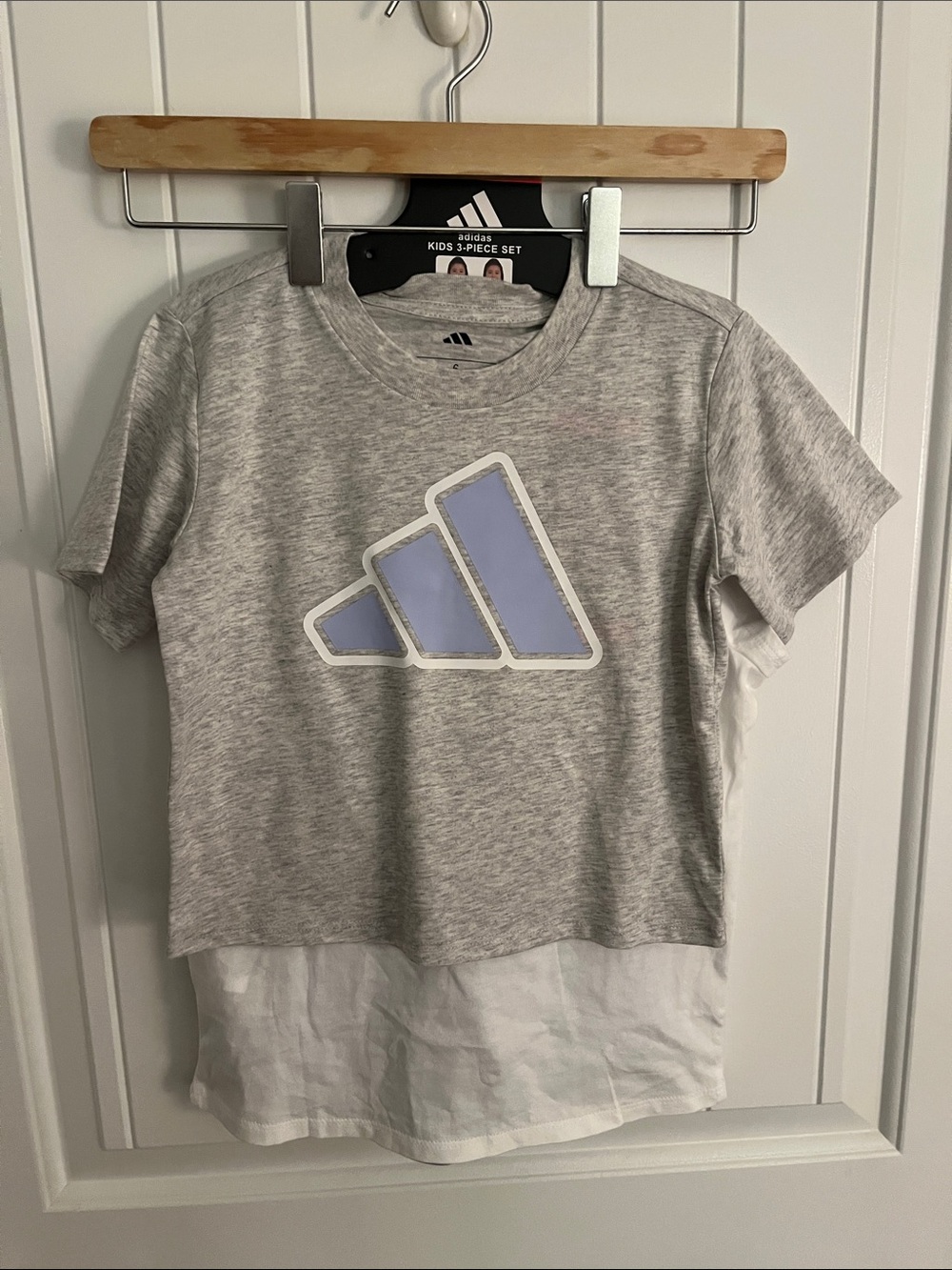 Adidas girls tee shirts (2) in size 6